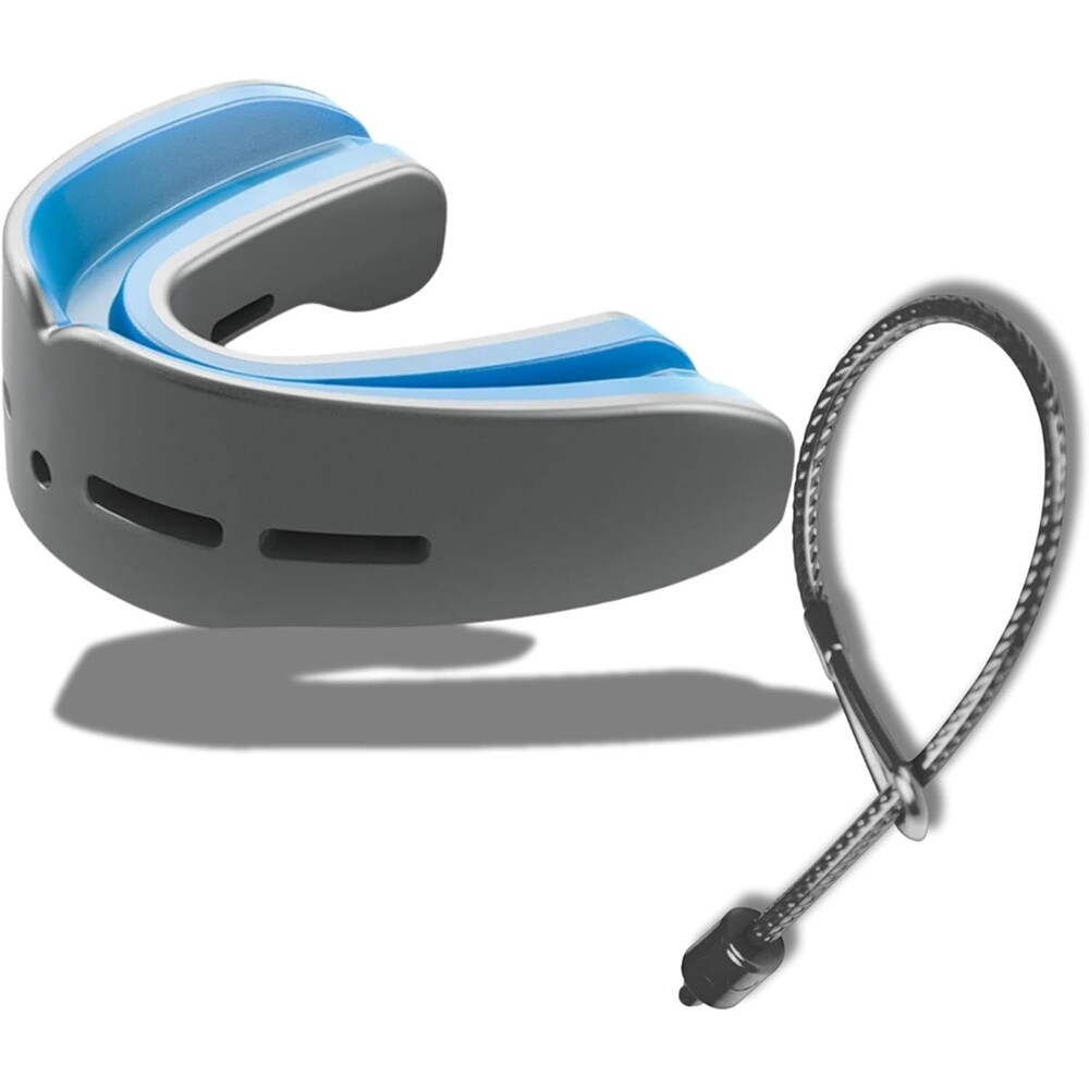 Shock Doctor Adult Nano Double Mouthguard, Carbon